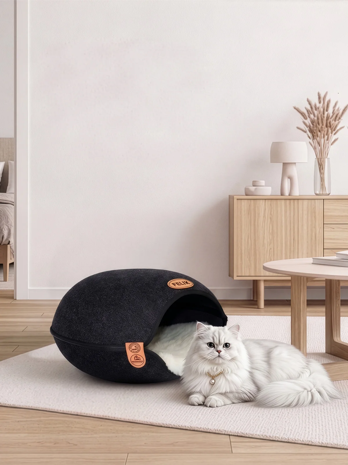 Kot przy kapsule Cat House PREMIUM