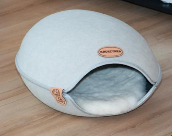 Kapsuła Cat House z filcu „Kremowy” — zdjęcie 2 Kapsuła Cat House z filcu „Kremowy” — zdjęcie 2