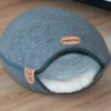 Kapsuła Cat House z filcu „Stalowy szary” — zdjęcie 2 Kapsuła Cat House z filcu „Stalowy szary” — zdjęcie 2