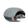 Kapsuła Cat House z filcu „Szary melanż” Kapsuła Cat House z filcu „Szary melanż”