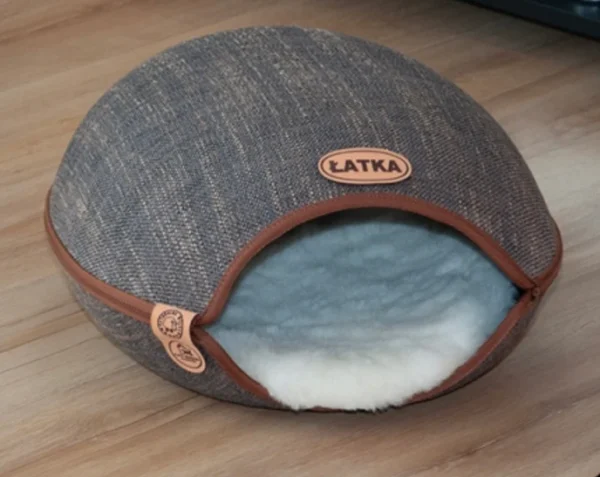 Kapsuła Cat House „Brązowy tweed” — zdjęcie 2 Kapsuła Cat House „Brązowy tweed” — zdjęcie 2