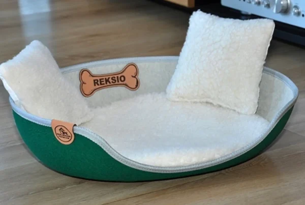 Legowisko owalne z neoprenu „Ciemna zieleń” — zdjęcie 3 Legowisko owalne z neoprenu „Ciemna zieleń” — zdjęcie 3